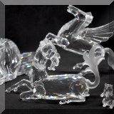 C21. Swarovski Crystal figurines. (Need repair) 
